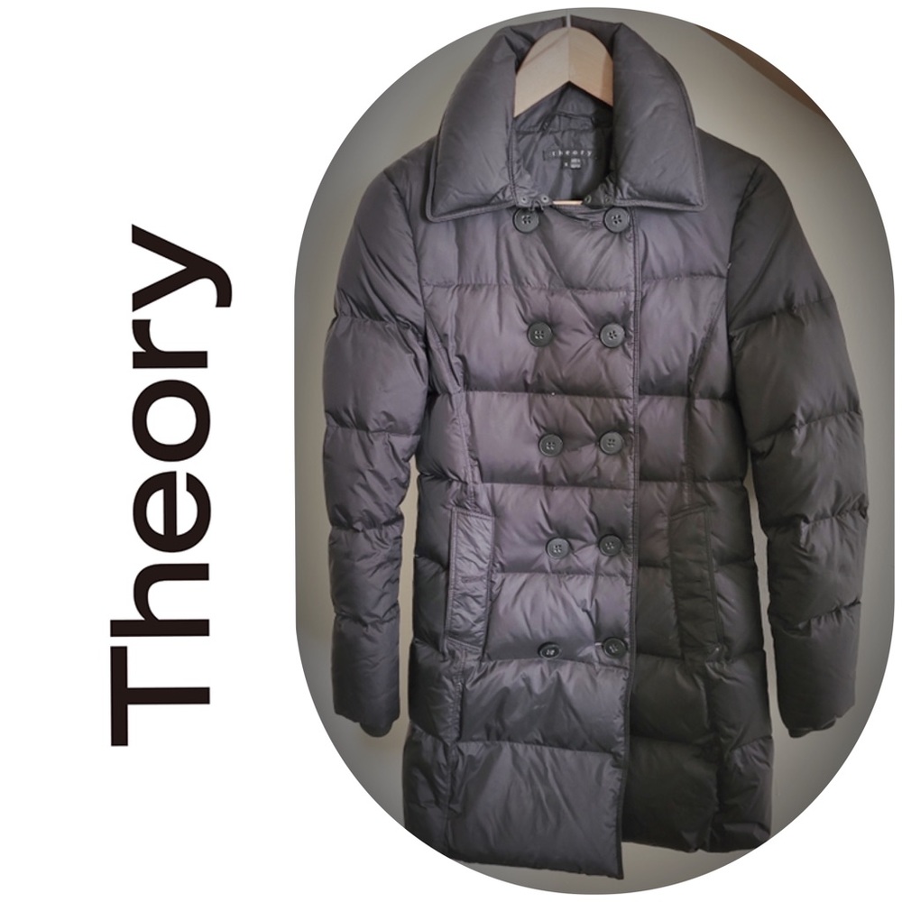 Theory down puffer coat